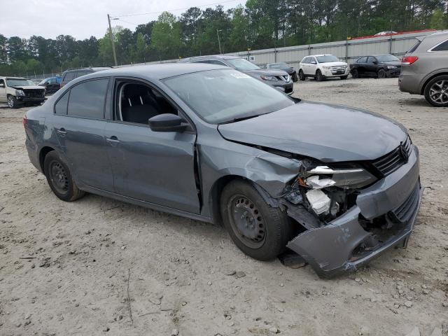 3VW2K7AJ9DM270735 - 2013 VOLKSWAGEN JETTA BASE 灰色 照片 4