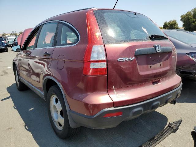 5J6RE38379L019711 - 2009 HONDA CR-V LX BURGUNDY photo 2