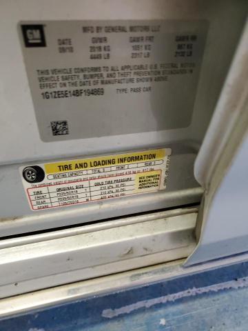 1G1ZE5E14BF194869 - 2011 CHEVROLET MALIBU LTZ Gümüş foto 12