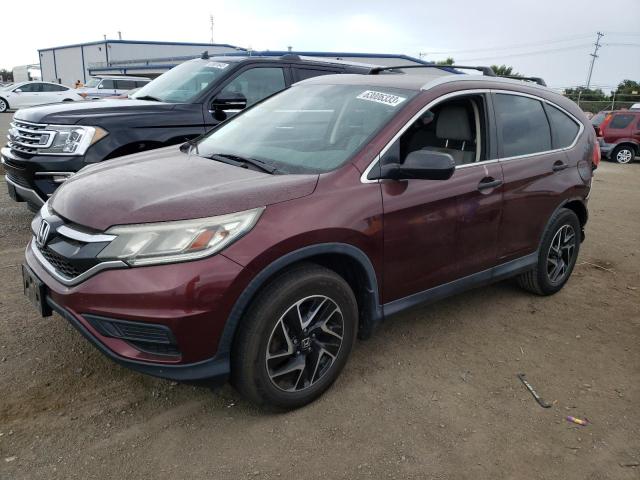 2HKRM3H44GH569404 - 2016 HONDA CR-V SE BURGUNDY photo 1