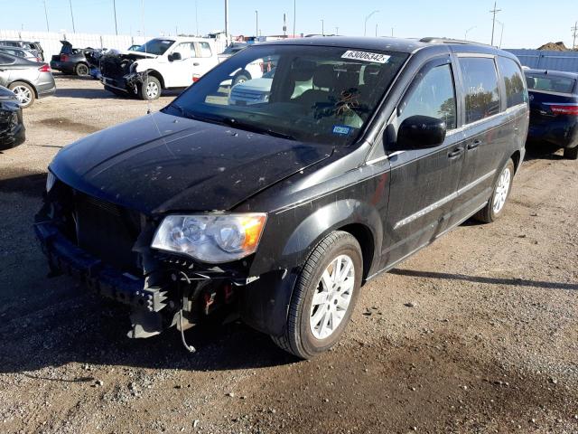 2C4RC1BG0DR807841 - 2013 CHRYSLER TOWN & COU TOURING შავი ფოტო 2