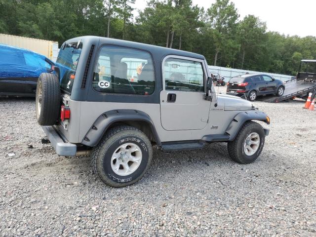 1J4FA29P6YP737316 - 2000 JEEP WRANGLER / SE GRAY photo 3