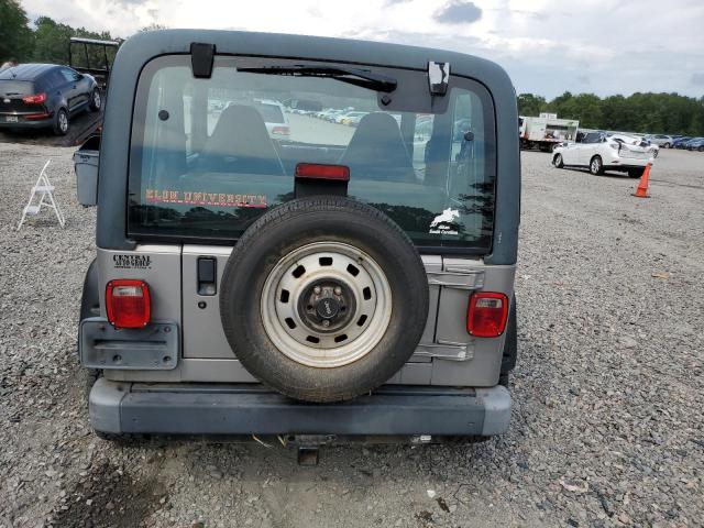 1J4FA29P6YP737316 - 2000 JEEP WRANGLER / SE GRAY photo 6