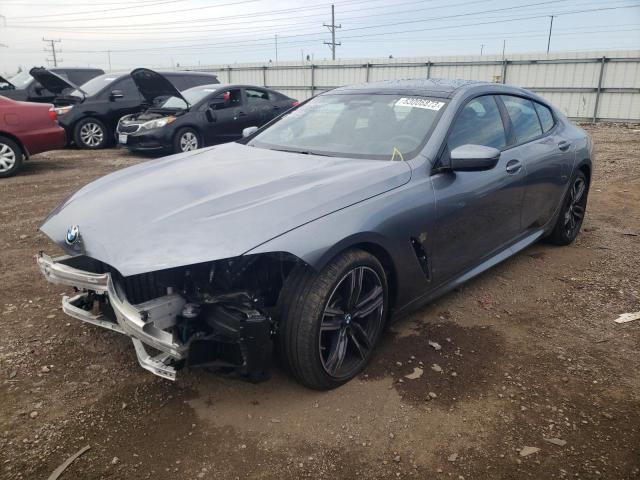 WBAGV8C07NCG96226 - 2022 BMW M850XI GRAY photo 1