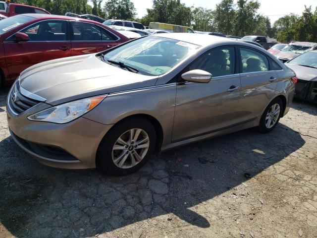 5NPEB4AC6EH894368 - 2014 HYUNDAI SONATA GLS GRAY photo 1