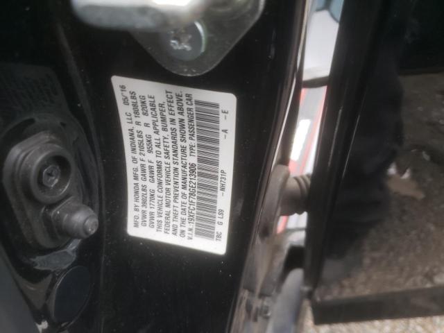 19XFC1F78GE213906 - 2016 HONDA CIVIC EXL 黑色 照片 13