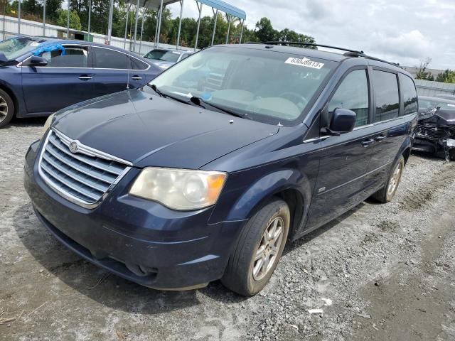 2A8HR54P48R735894 - 2008 CHRYSLER TOWN & COU TOURING BLUE photo 1