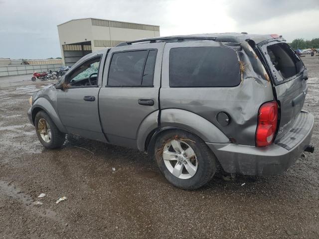 1D8HB48N08F128074 - 2008 DODGE DURANGO SLT GRAY photo 2