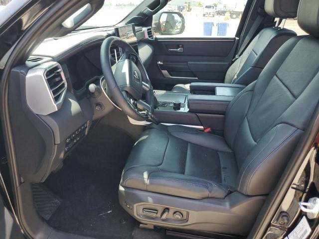 5TFNA5AB0RX030796 - 2024 TOYOTA TUNDRA CREWMAX PLATINUM შავი ფოტო 7