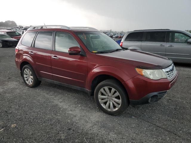 JF2SHAHC7DH440652 - 2013 SUBARU FORESTER TOURING 勃艮第红 照片 4