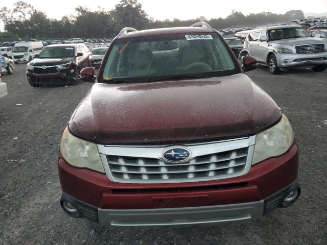 JF2SHAHC7DH440652 - 2013 SUBARU FORESTER TOURING 勃艮第红 照片 5