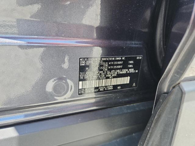 2T3P1RFV5LC102446 - 2020 TOYOTA RAV4 XLE GRAY photo 13