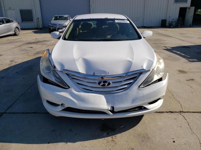 5NPEB4AC9CH452293 - 2012 HYUNDAI SONATA GLS WHITE photo 5