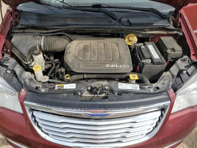 2C4RC1BG5FR662217 - 2015 CHRYSLER TOWN & COU TOURING წითელი ფოტო 12