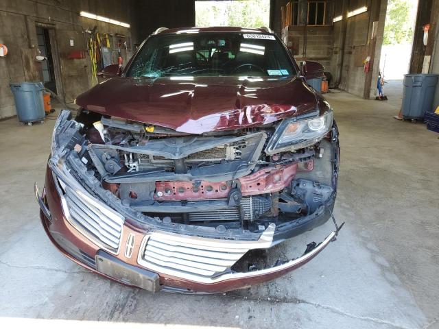 5LMCJ2D91HUL34212 - 2017 LINCOLN MKC SELECT Բորդո լուսանկար 5