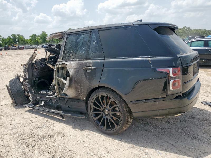 SALGS2RUXLA589351 - 2020 LAND ROVER RANGE ROVE HSE BLACK photo 2
