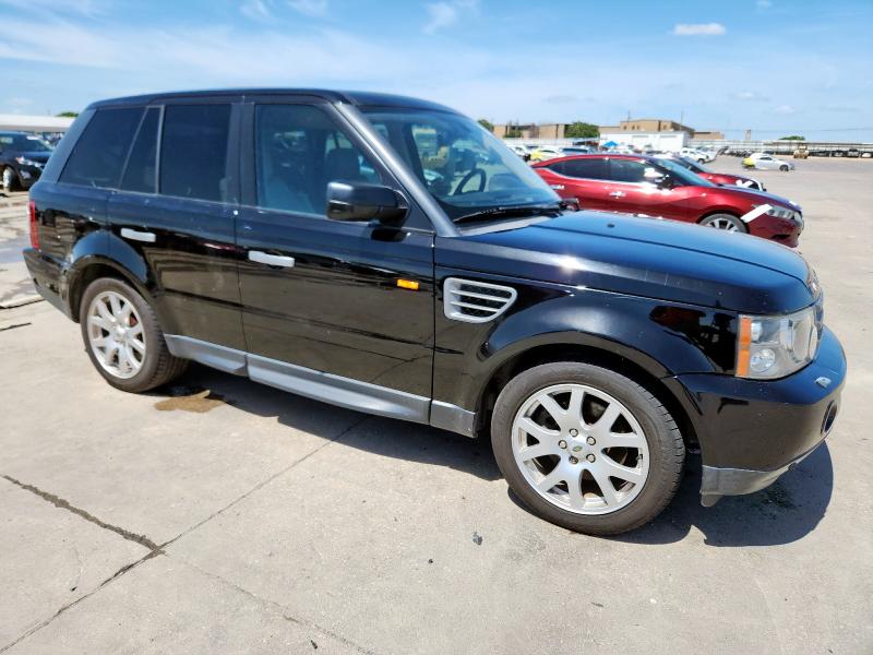 SALSK25478A186077 - 2008 LAND ROVER RANGE ROVE HSE BLACK photo 4