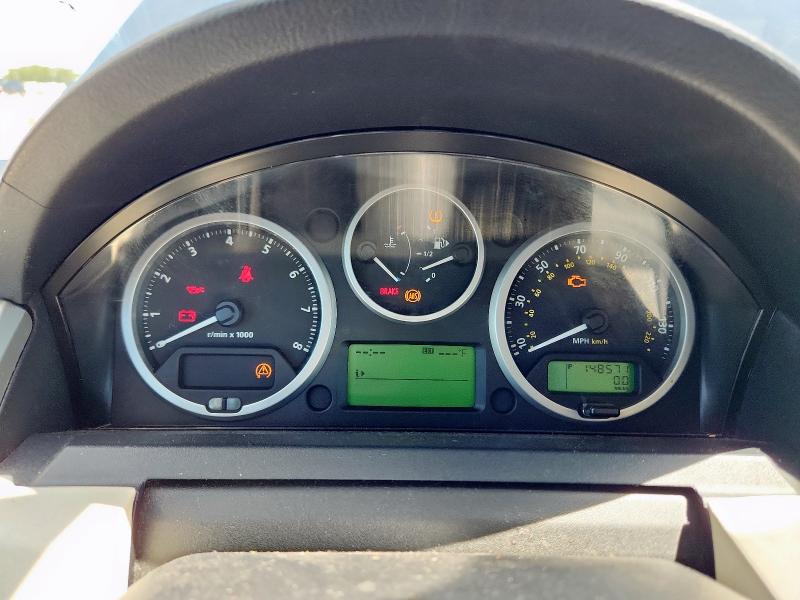 SALSK25478A186077 - 2008 LAND ROVER RANGE ROVE HSE BLACK photo 9