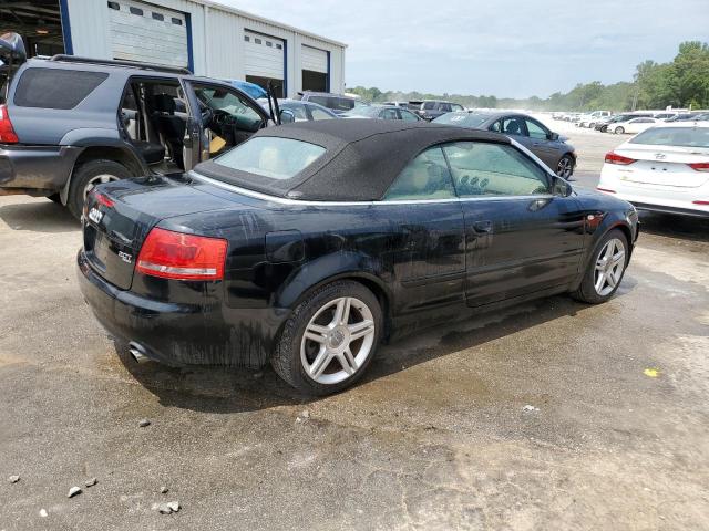 WAUDF48H67K023151 - 2007 AUDI A4 2.0T CABRIOLET QUATTRO BLACK photo 3