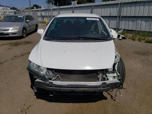 19XFA1F53AE062761 - 2010 HONDA CIVIC LX WHITE photo 5