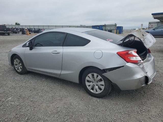 2HGFG3B5XCH564725 - 2012 HONDA CIVIC LX SILVER photo 2