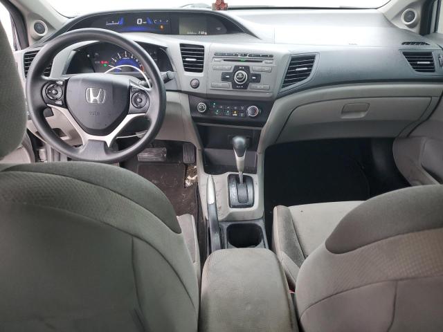 2HGFG3B5XCH564725 - 2012 HONDA CIVIC LX SILVER photo 8