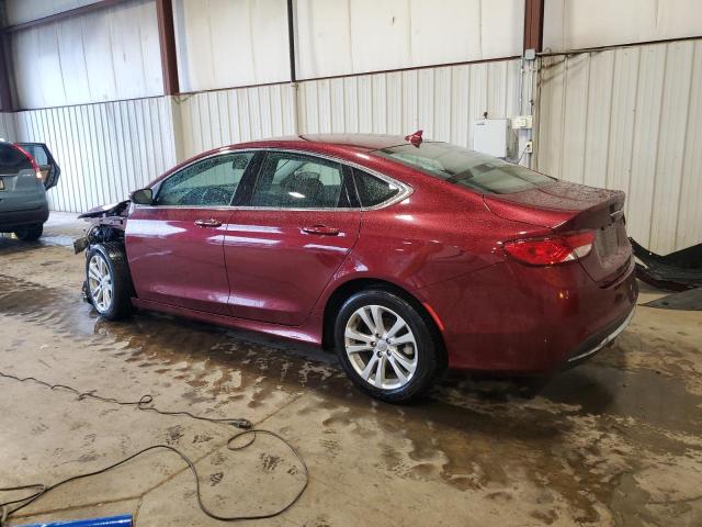 1C3CCCAB4GN169204 - 2016 CHRYSLER 200 LIMITED BURGUNDY photo 2