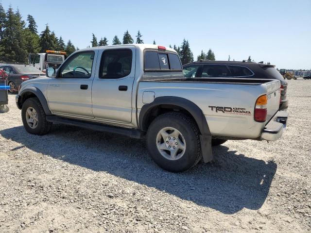 5TEGN92N21Z871108 - 2001 TOYOTA TACOMA DOUBLE CAB PRERUNNER SILVER photo 2