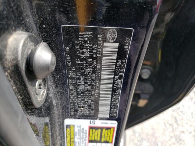 4T1B11HK6JU096109 - 2018 TOYOTA CAMRY L 黑色 照片 12
