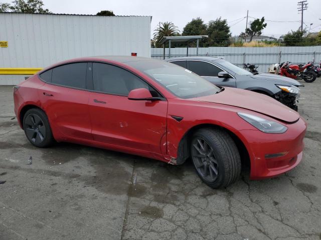5YJ3E1EA8PF648266 - 2023 TESLA MODEL 3 Qırmızı foto 4