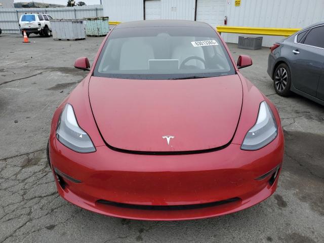 5YJ3E1EA8PF648266 - 2023 TESLA MODEL 3 Qırmızı foto 5