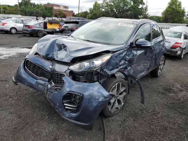 KNDPRCA6XH7204557 - 2017 KIA SPORTAGE SX BLUE photo 1