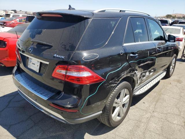 4JGDA5HB5CA006534 - 2012 MERCEDES-BENZ ML 350 4MATIC BLACK photo 3