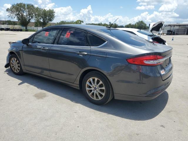 3FA6P0G75HR393083 - 2017 FORD FUSION S GRAY photo 2