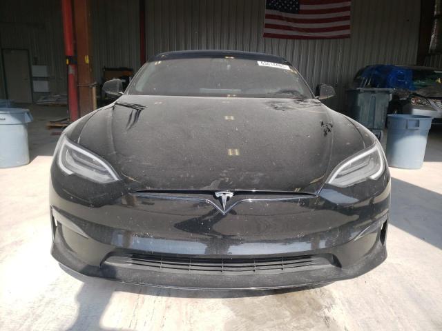 5YJSA1E63MF437328 - 2021 TESLA MODEL S Чорний фото 5