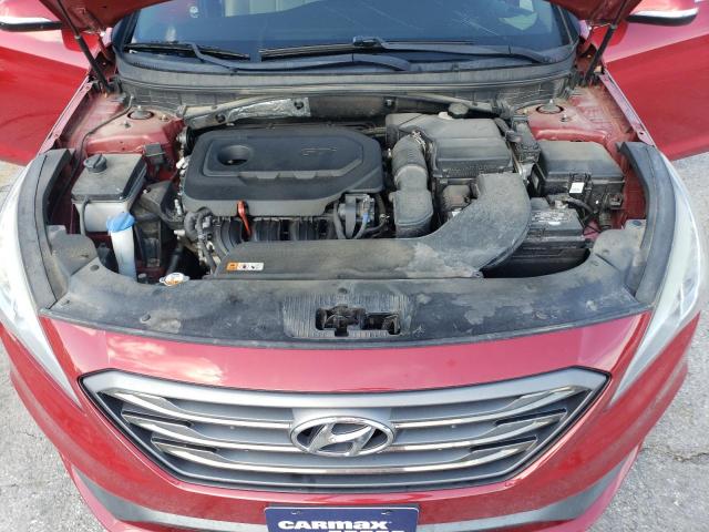 5NPE34AF9HH571332 - 2017 HYUNDAI SONATA SPORT RED photo 11