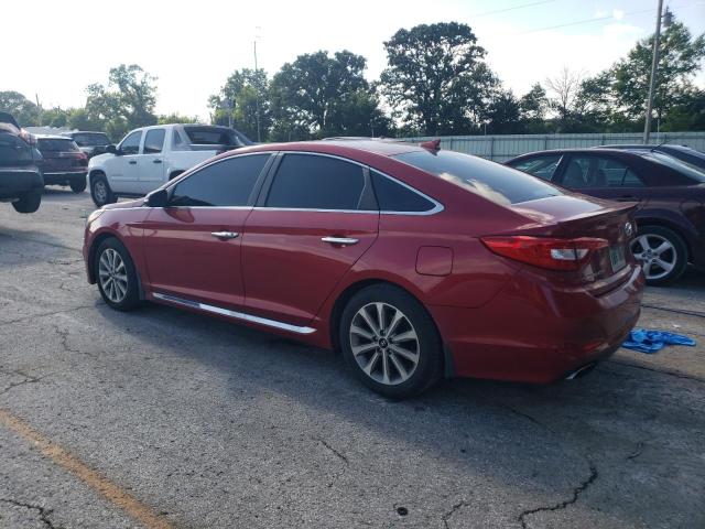 5NPE34AF9HH571332 - 2017 HYUNDAI SONATA SPORT RED photo 2