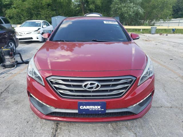 5NPE34AF9HH571332 - 2017 HYUNDAI SONATA SPORT RED photo 5