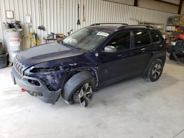 1C4PJMBS2GW335835 - 2016 JEEP CHEROKEE TRAILHAWK BLUE photo 1