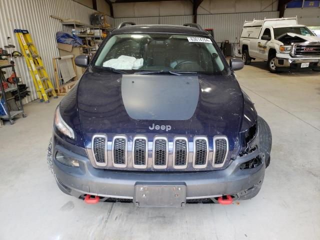 1C4PJMBS2GW335835 - 2016 JEEP CHEROKEE TRAILHAWK BLUE photo 5