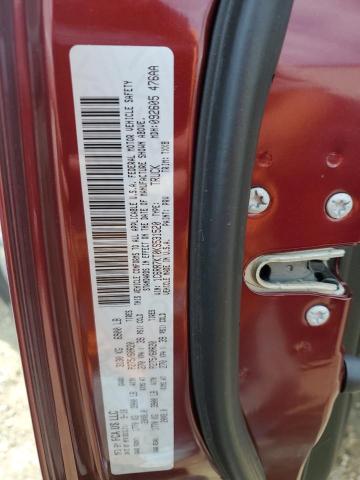 1C6RR7KT0KS531520 - 2019 RAM 1500 CLASS TRADESMAN BURGUNDY photo 12