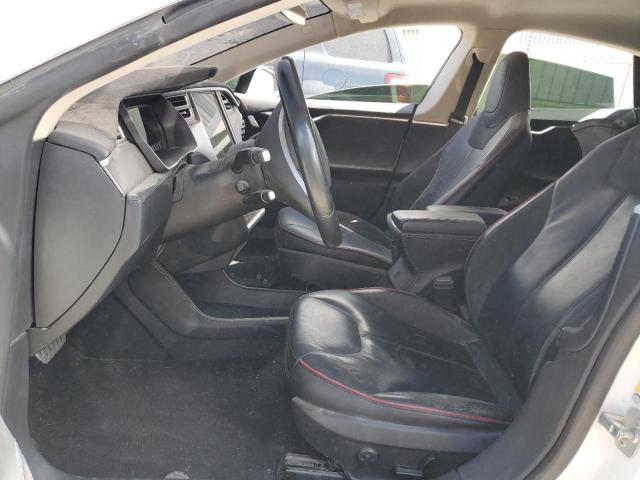 5YJSA1H15EFP50298 - 2014 TESLA MODEL S WHITE photo 7