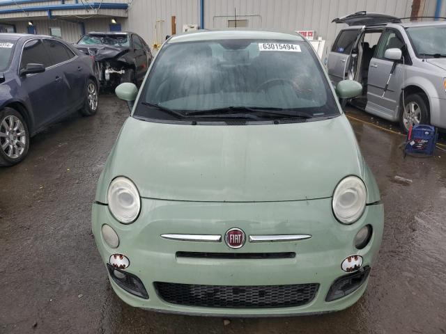 3C3CFFBR4CT110023 - 2012 FIAT 500 SPORT GREEN photo 5