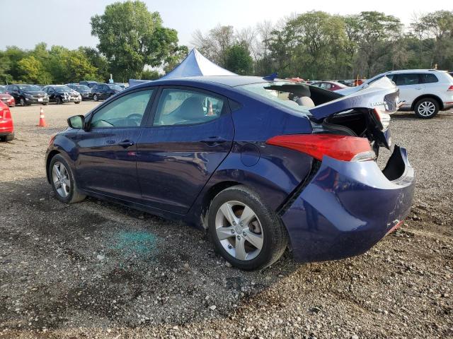 5NPDH4AE5CH087039 - 2012 HYUNDAI ELANTRA GLS BLUE photo 2