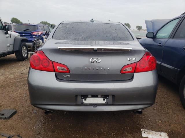 JN1CV6AR6FM520867 - 2015 INFINITI Q40 GRAY photo 6