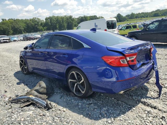 1HGCV1F39JA253966 - 2018 HONDA ACCORD SPORT BLUE photo 2
