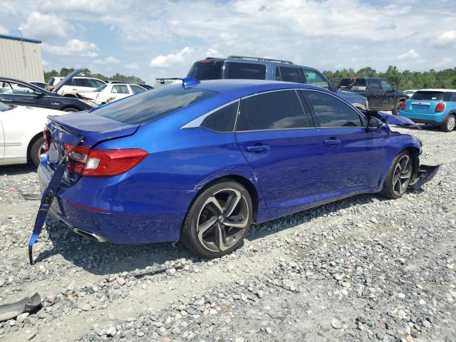 1HGCV1F39JA253966 - 2018 HONDA ACCORD SPORT BLUE photo 3
