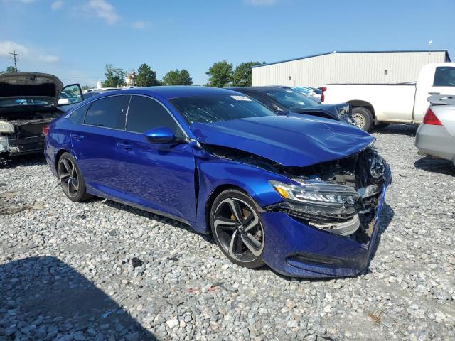 1HGCV1F39JA253966 - 2018 HONDA ACCORD SPORT BLUE photo 4