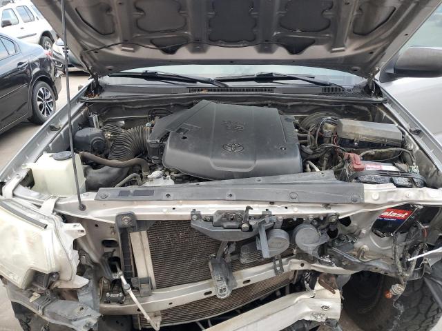 5TFJU4GN5FX076766 - 2015 TOYOTA TACOMA DOUBLE CAB PRERUNNER GRAY photo 11