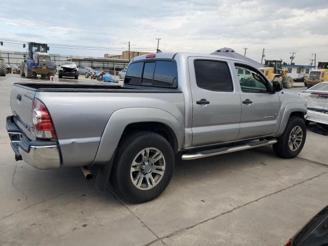 5TFJU4GN5FX076766 - 2015 TOYOTA TACOMA DOUBLE CAB PRERUNNER GRAY photo 3